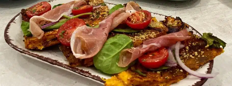 Édesburgonya pizza, olasz sonkákkal (gluténmentes) - Vári Adrienn recept