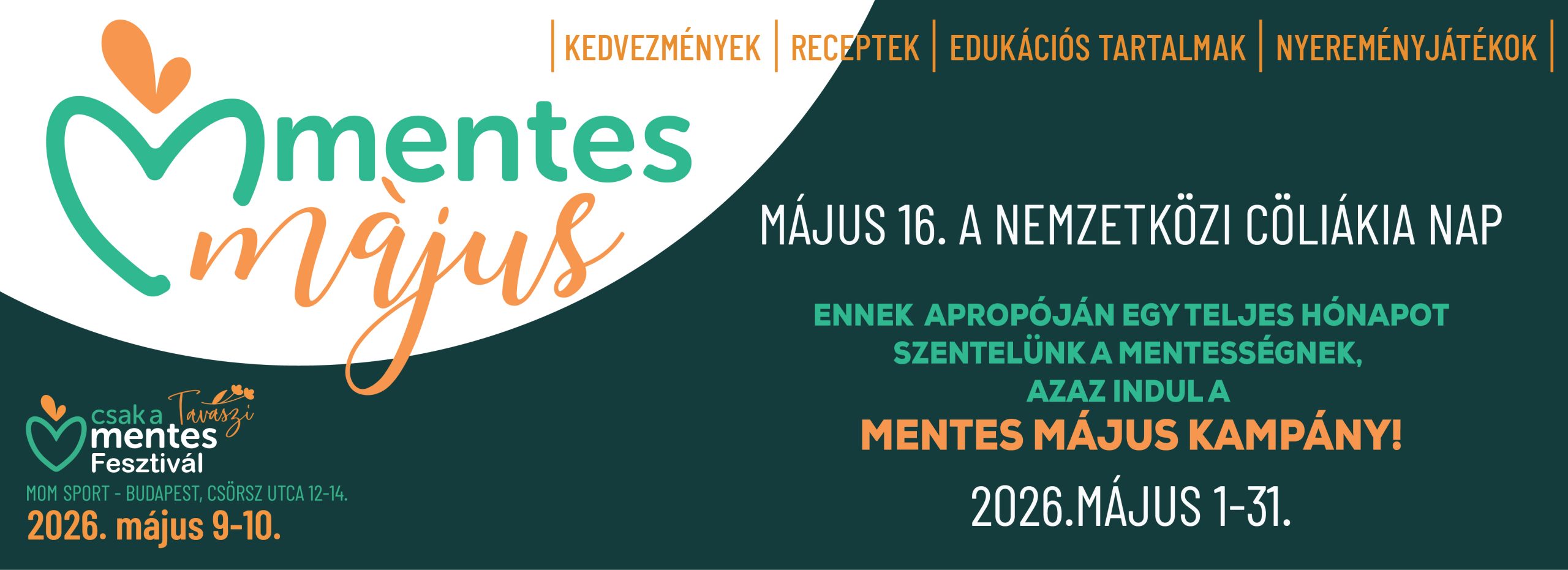 Mentes Május - a hónap, ami glutén érzékenyként rólad szól!